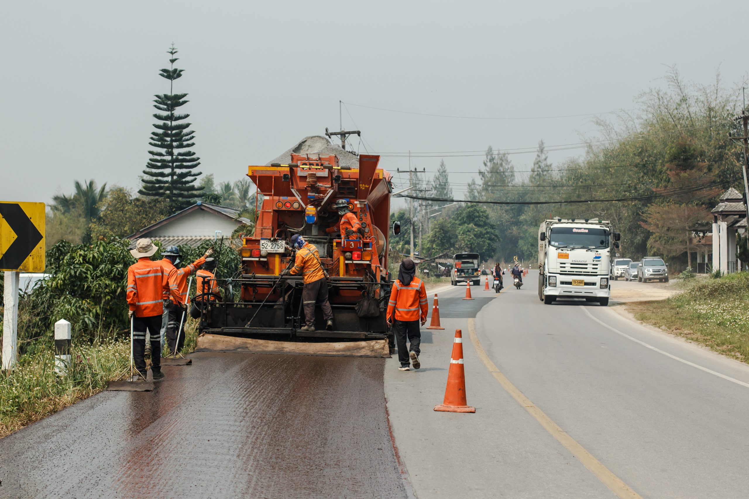 ยางมะตอยน้ำ ป้องกันการซึมผ่านของน้ำบนผิวทาง